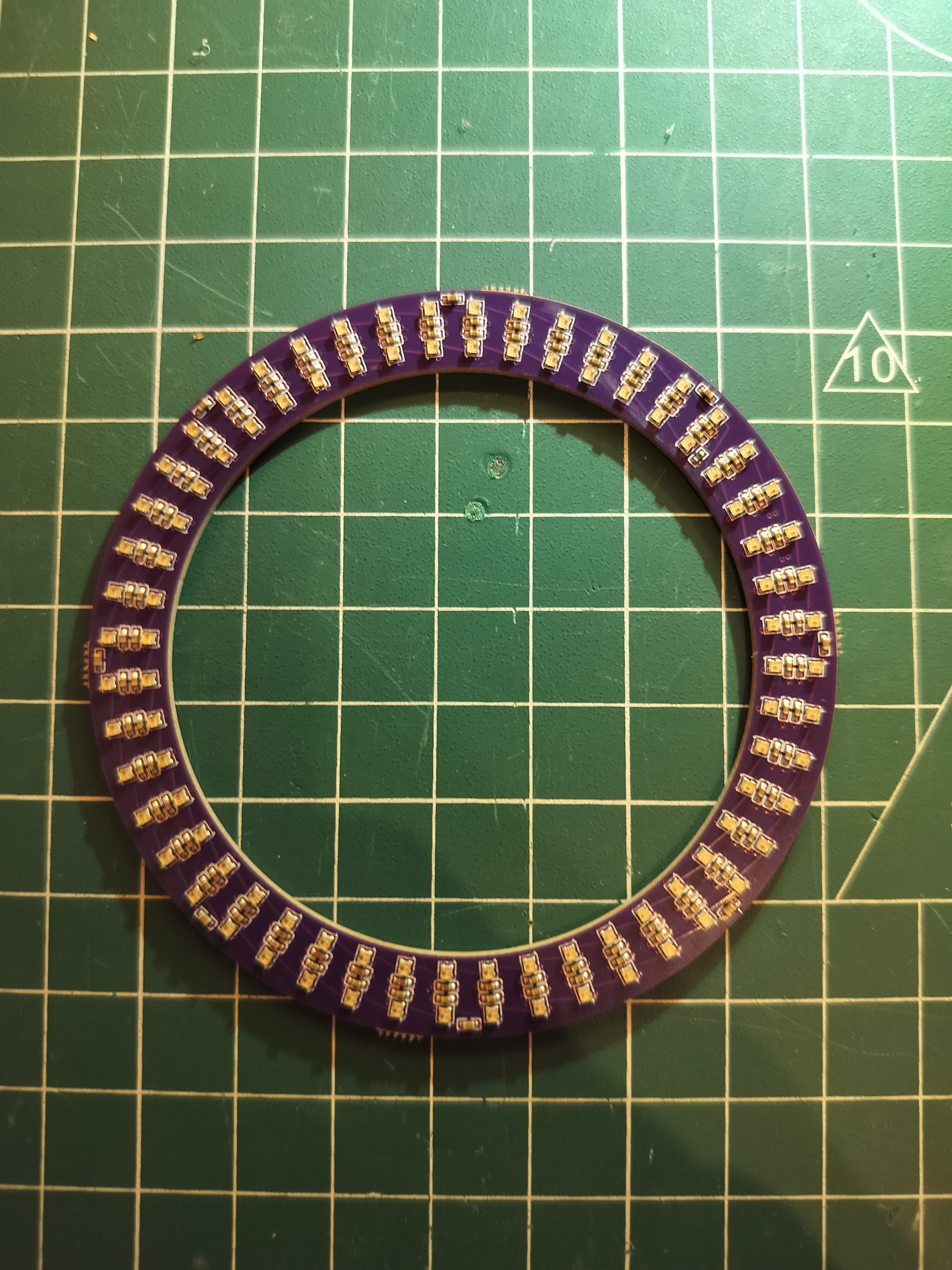 NeoRing front view showing dual LED rings